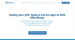 Desktop Screenshot of boxfuse.com