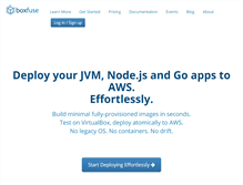 Tablet Screenshot of boxfuse.com
